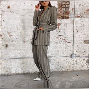 Danielle Bernstein blazer size M. Pants size 12. Can be sold separately